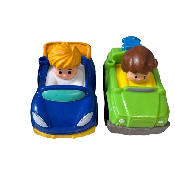 Fisher Price Wheelies Cars Vehicles Lot of 7 Toys Little People - Picture 6 of 6